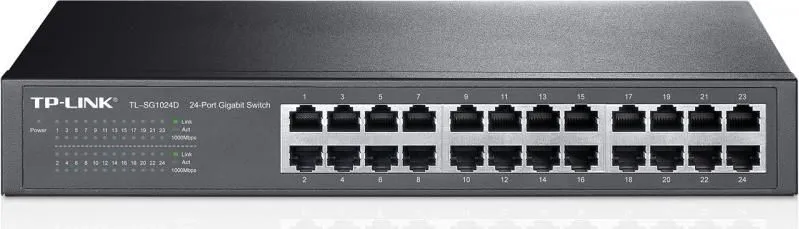 Switch TP-Link TL-SG1024D, 24 port, 10/100/1000 Mbps