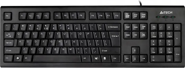 Tastatura A4Tech KR-85, USB, negru, EN US