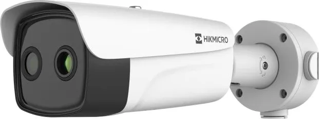 Thermal & Optical Bi-spectrum Network Bullet Camera 384 × 288 resolution, 12 μm, VOx UFPA, NETD ≤ 20 mK
