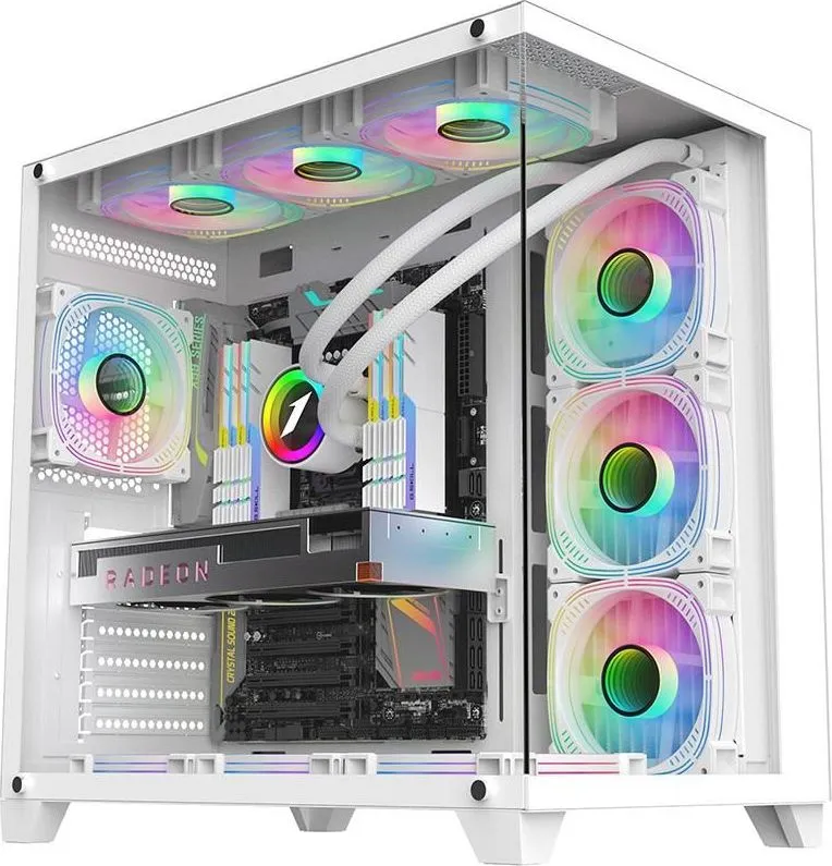 Carcasa 1STPLAYER Gaming MV8 Cube Tower ALB