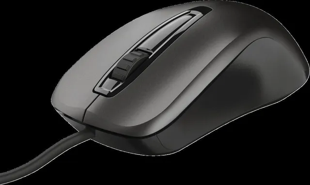 Mouse Trust Carve, 1200 dpi, Negru
