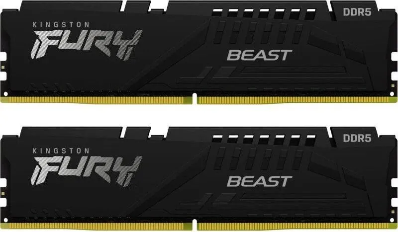 Memorie RAM Kingston FURY Beast, 32GB DDR5, 6000MHz, CL30