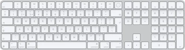 Apple Magic Keyboard (2024) w Touch ID and Numeric Keypad - Romanian - Keys