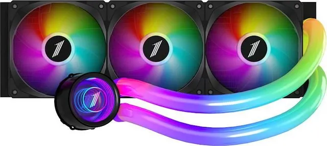 Cooler Procesor 1stPlayer MT(IS)-360-BK, Lichid, 12 cm, 3 ventilatoare, aRGB