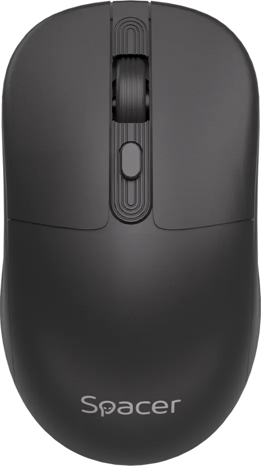 Mouse Wireless Spacer SPMO-WS03-BT, 1600 dpi, Negru
