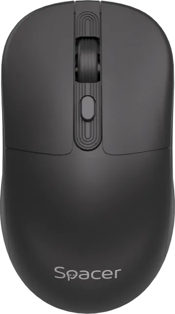 Mouse Wireless Spacer SPMO-WS03-BT, 1600 dpi, Negru