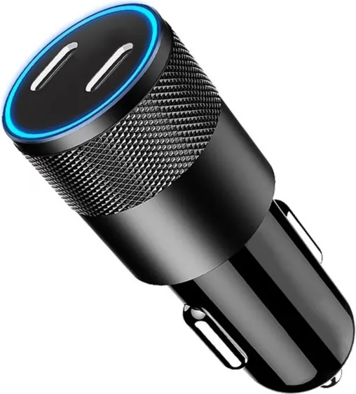 Incarcator Auto Lemontti Lemiafcpdn, 60W, 2 porturi, Negru