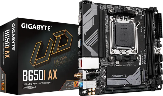 Placa de baza Gigabyte B650I AX, Socket AM5, DDR5, Mini-ITX
