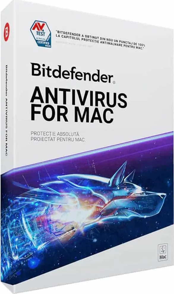 Licenta retail Bitdefender Antivirus for Mac - protectie de baza pentru PC-uri Windows, valabila pentru 1 an