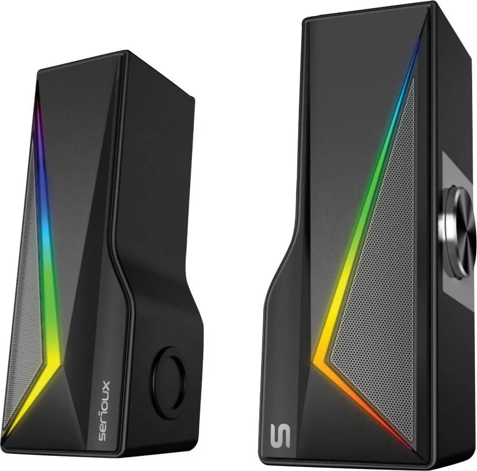 Boxe gaming 2.0 Blys RGB, functie Dual Mode Bluetooth