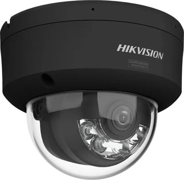 Camera de supraveghere IP Dome 6MP Smart Hybrid Light with ColorVu Hikvision DS-2CD2167G3-LIS2UY(2.8MM)/BK