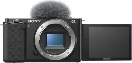 Body Aparat foto SONY Alpha ZV-E10 Mirrorless dedicat pentru Vlogging, 24 MP