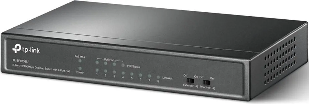 Switch TP-Link TL-SF1008LP, 8 port, 10/100 Mbps
