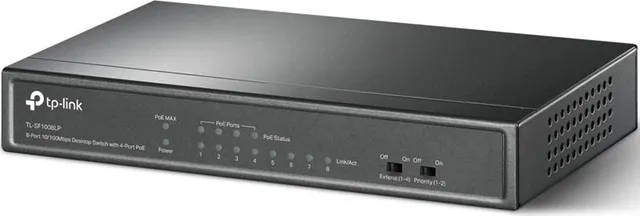 Switch TP-Link TL-SF1008LP, 8 port, 10/100 Mbps