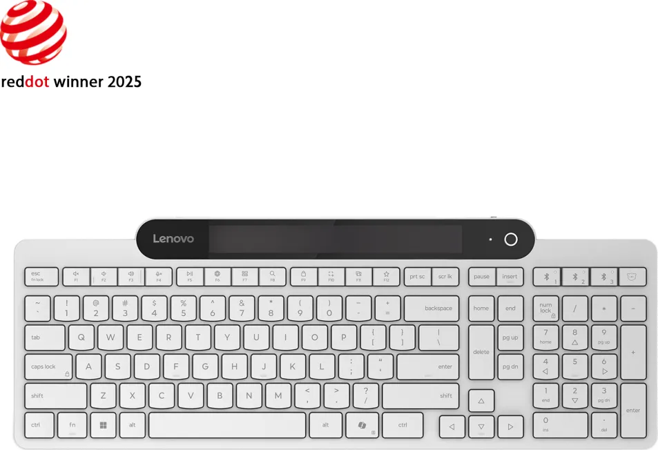 Tastatura Wireless Lenovo 800, Alb, US