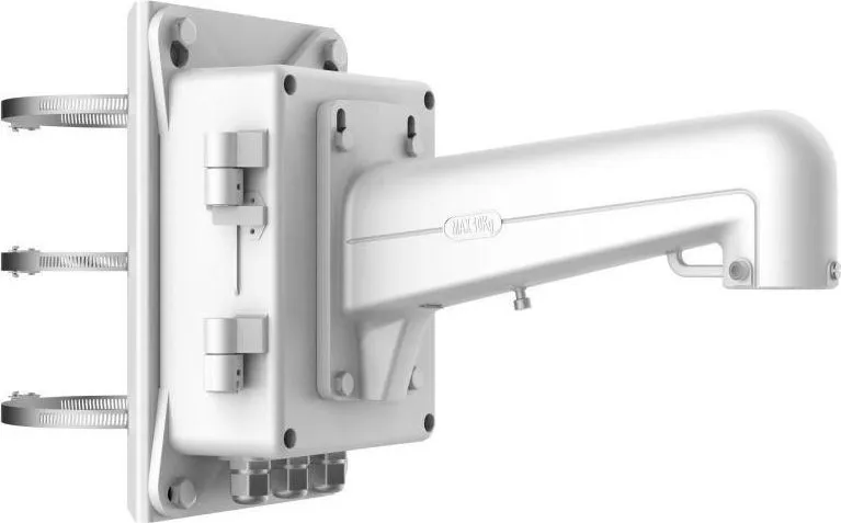Suport de montaj pe stalp cu doza de conexiuni pentru camere PTZ Hikvision DS-1602ZJ-BOX-POLE