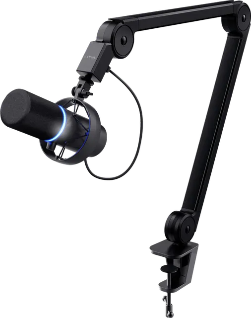 Microfon Trust GXT 255+ Onyx, tip Cardioid, USB, LED backlight