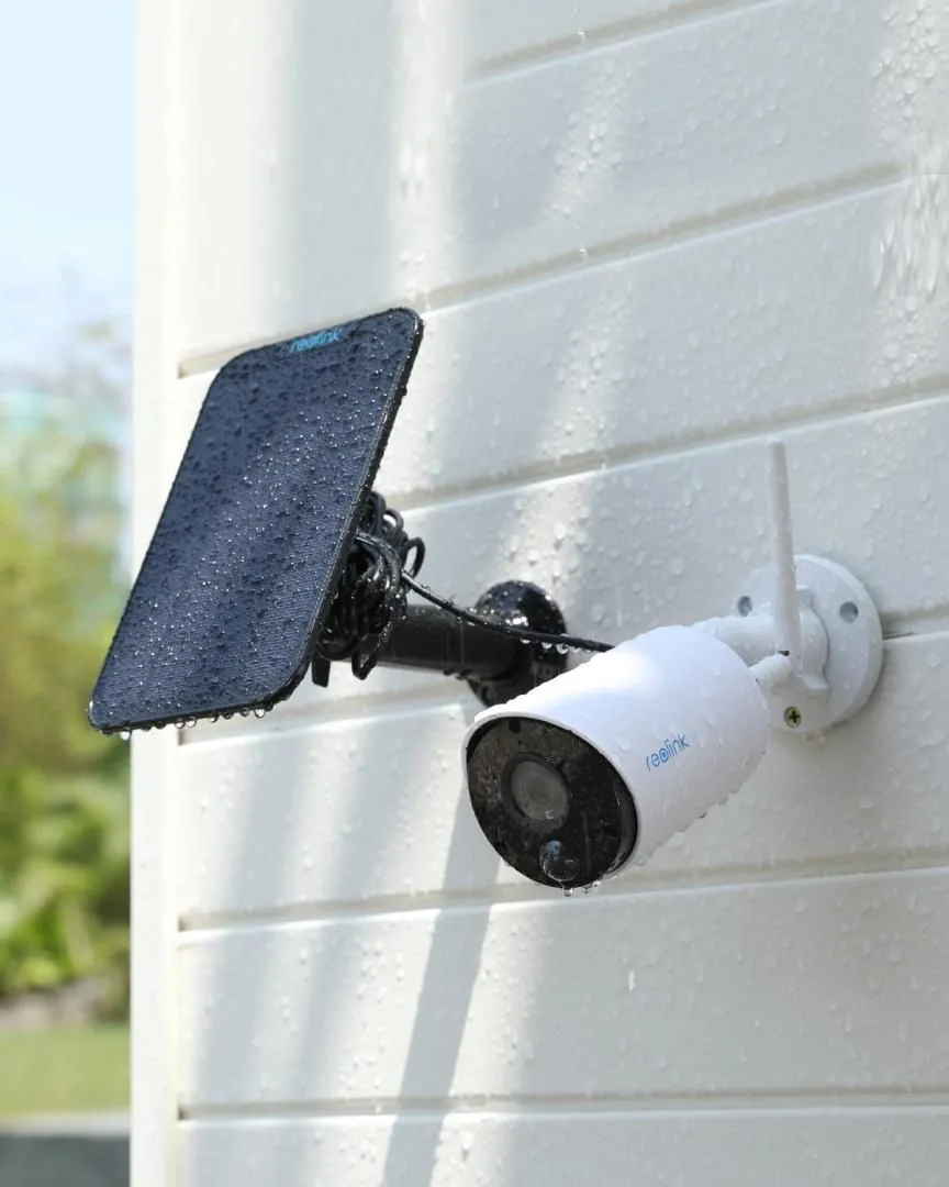 Camera de supraveghere Reolink Argus Eco cu panou solar, B320