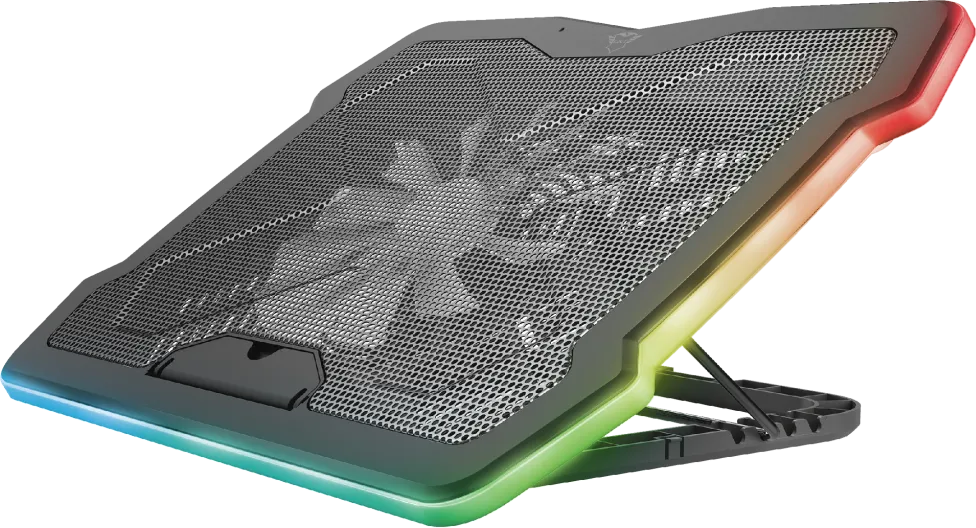 Stand racire Laptop Trust GXT 1126 Aura Multicolour-illuminated, negru