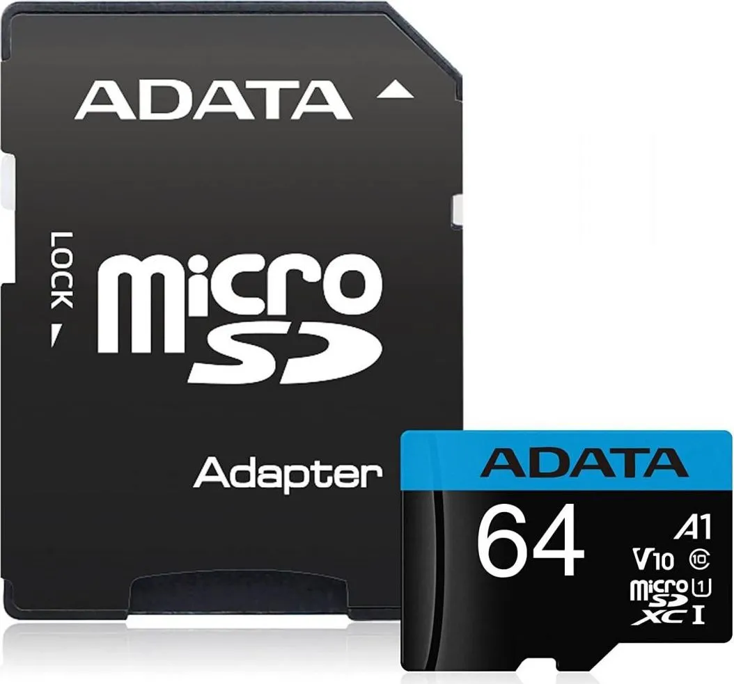 Card de Memorie MicroSDXC Adata Premier, 64GB, Class 10, cu adaptor