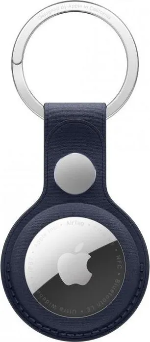 AirTag FineWoven Key Ring - Navy