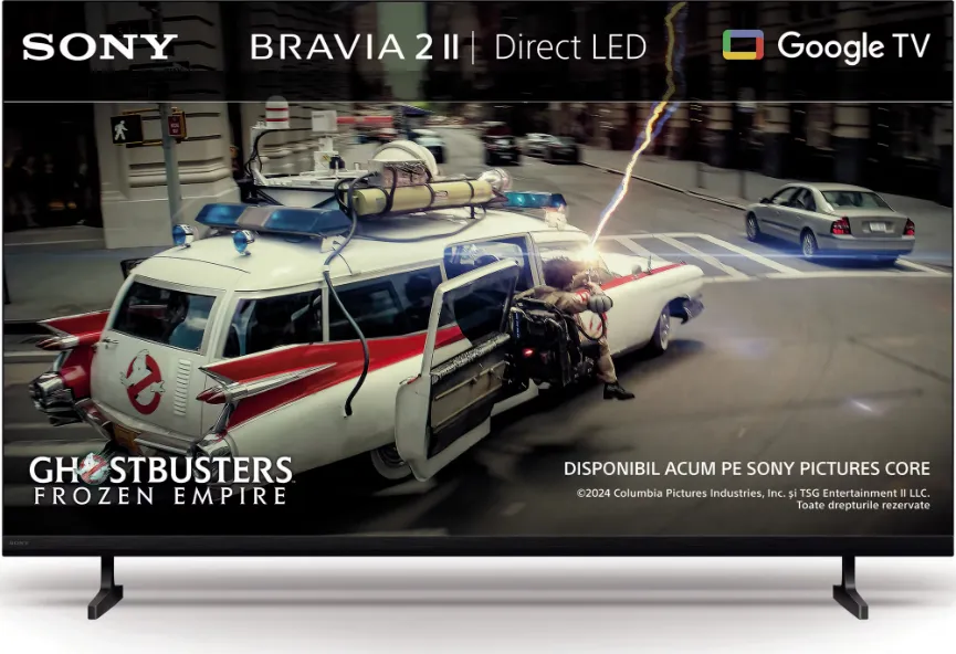 Televizor Sony Bravia 2 II LED 43S25M2, 108 cm, Smart Google TV, 4K Ultra HD, Clasa E (Model 2026)
