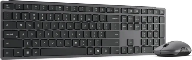 Kit wireless tastatura si mouse Lenovo 700 Modern, taste numerice, gri inchis, US