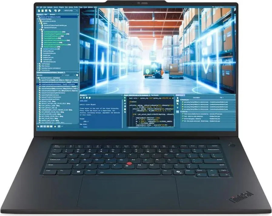 Laptop Workstation Lenovo ThinkPad P1 Gen 8, cu procesor Intel Core Ultra 7 265H, 16'' IPS, 64 GB LPDDR5x