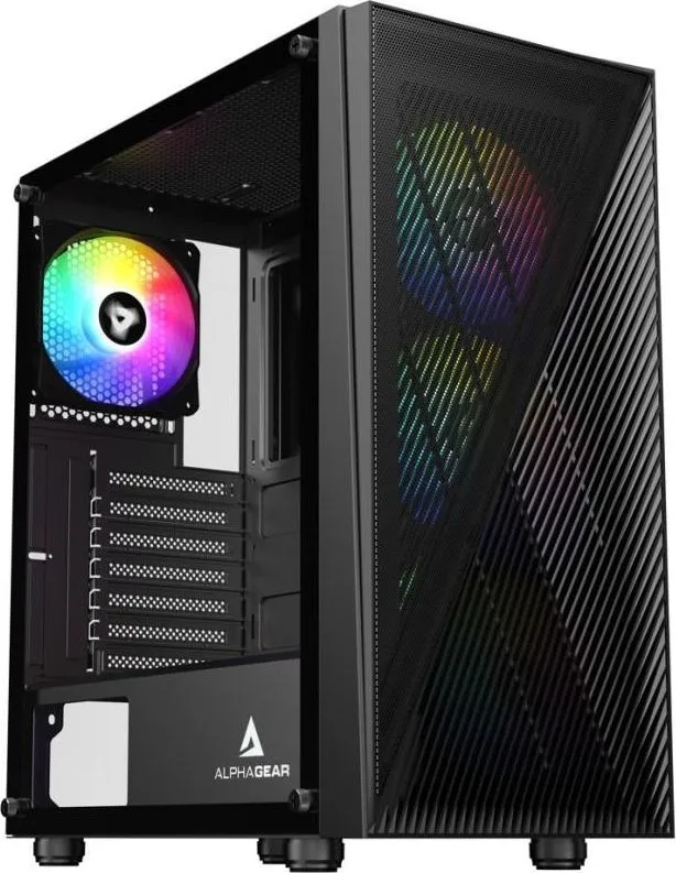 Carcasa Alphagear Shifter RGB, RGB, Mid Tower, Black