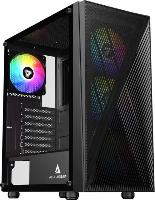 Carcasa Alphagear Shifter RGB, RGB, Mid Tower, Black