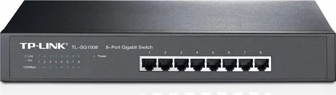 Switch TP-Link TL-SG1008, 8 port, 10/100/1000 Mbps
