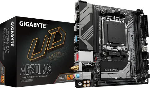 Placa de baza Gigabyte A620I AX, Socket AM5, DDR5, Mini-ITX