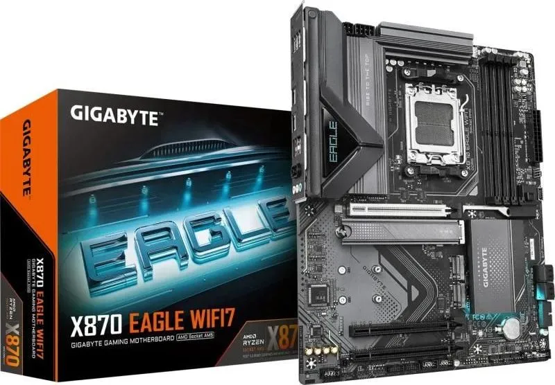 Placa de baza Gigabyte X870 Eagle WIFI7, Socket AM5, DDR5, ATX