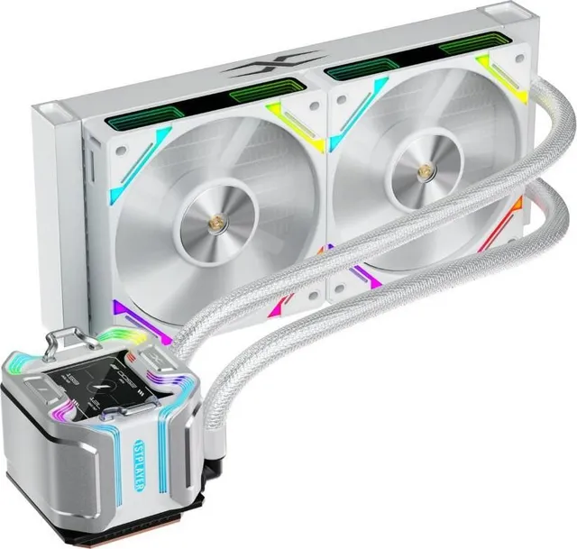 Cooler Procesor 1stPlayer X-Starship 240-wh, Lichid, 12 cm, 2 ventilatoare, aRGB