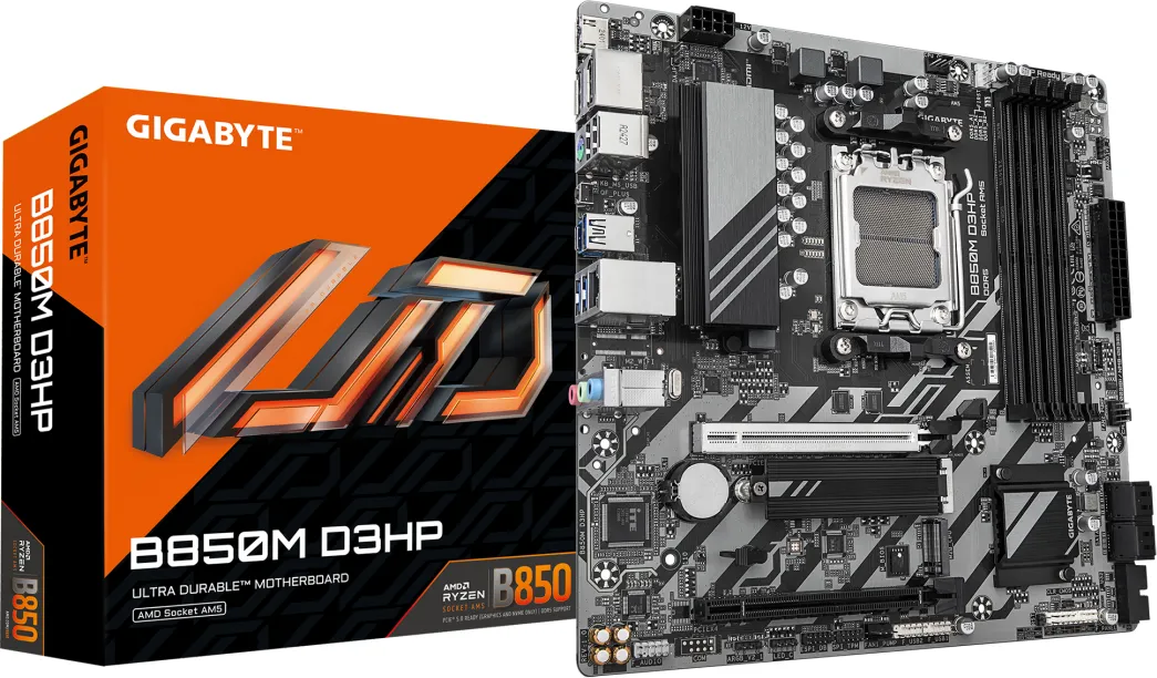 Placa de baza Gigabyte B850M D3HP, Socket AM5, DDR5, Micro-ATX