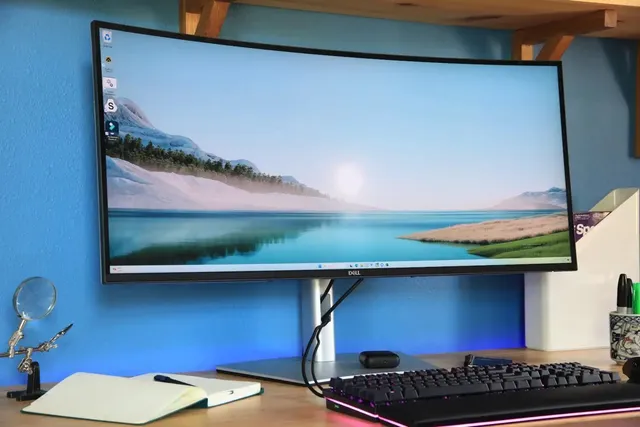 Monitor Commercial Dell U3824DW, 38", 3840 x 1600 pixeli, Black, Silver