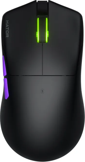 Mouse Gaming Wireless Hator Pulsar 3 Ultra 4K, 30000 dpi, negru