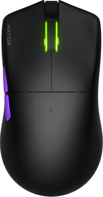 Mouse Gaming Wireless Hator Pulsar 3 Ultra 4K, 30000 dpi, negru