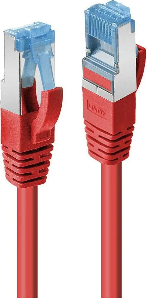 Cablu Lindy 47162, RJ45/ RJ45, 1 m, Rosu