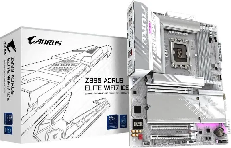Placa de baza Gigabyte Z890 Aorus Elite WIFI7 ICE, Socket 1851, DDR5, ATX