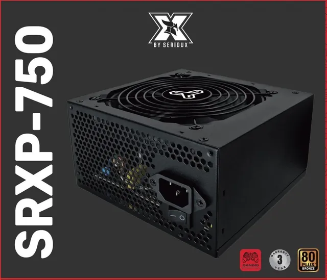 Sursa Serioux Energy 750W, 80+ Bronze, Ventilator 12cm, ATX, material metal