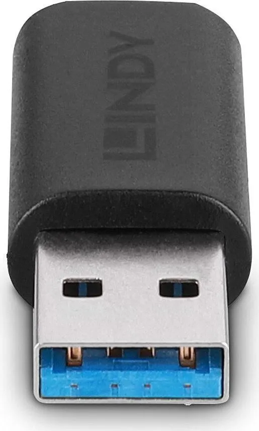Adaptor Lindy USB 3.2 Type A to Type C, USB A/ USB C, Negru