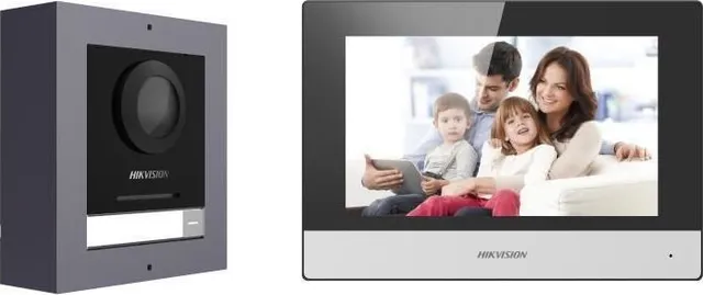 Kit videointercom IP Hikvision DS-KIS602(B)