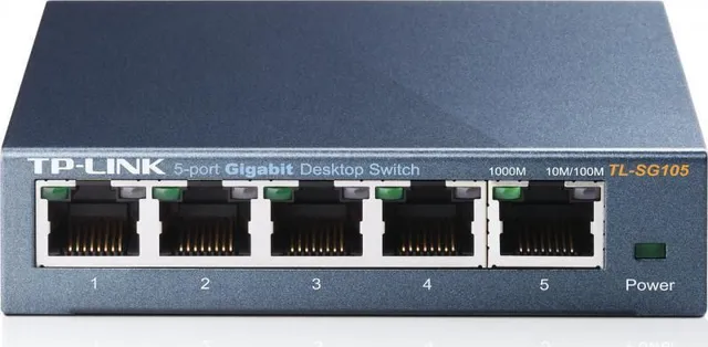 Switch TP-Link TL-SG105, 5 port, 10/100/1000 Mbps