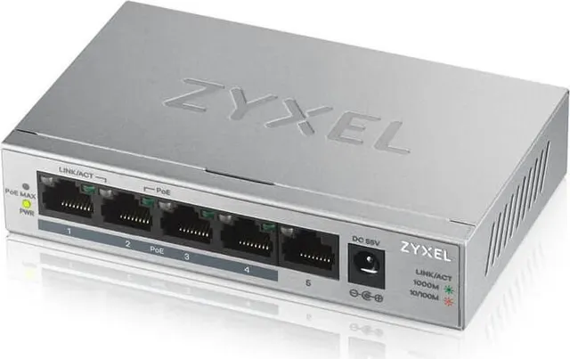 Switch Zyxel GS1005-HP, 5 Port, 10/100/1000 Mbps