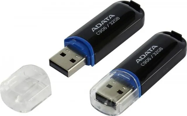 Memorie USB Adata C906 32GB, USB 2.0, Negru