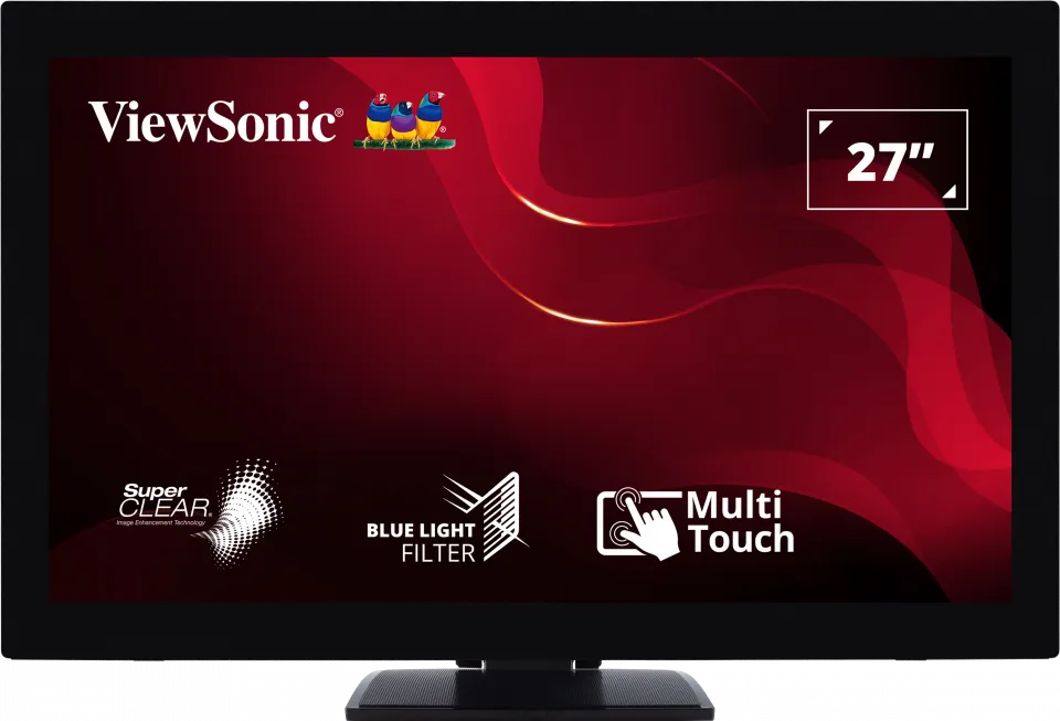 Monitor Consumer ViewSonic TD2760, 27", 1920 x 1080 pixeli, Touchscreen, Black