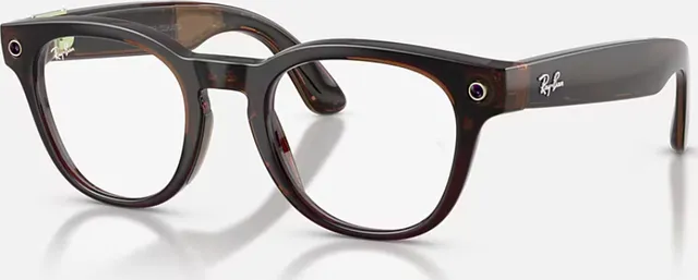 Ray-Ban Meta Scriber Optics Gen 2 Universal Fit Shiny Transparent Umber Demo Lens 49-22
