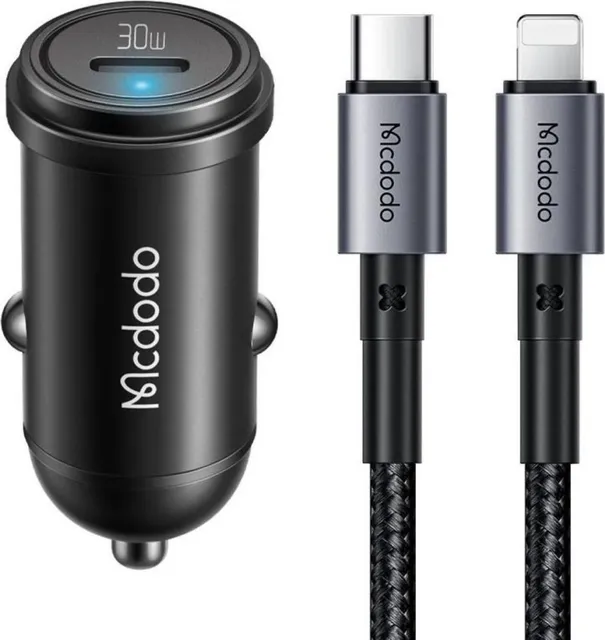 Incarcator Kit incarcator McDodo CC-7492 Obsidian, 30W, 1 port, Negru