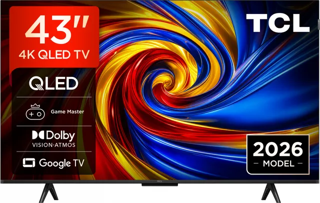 Televizor TCL QLED 43QLED780L, 108 cm, Smart Google TV, 4K, (Model 2026)